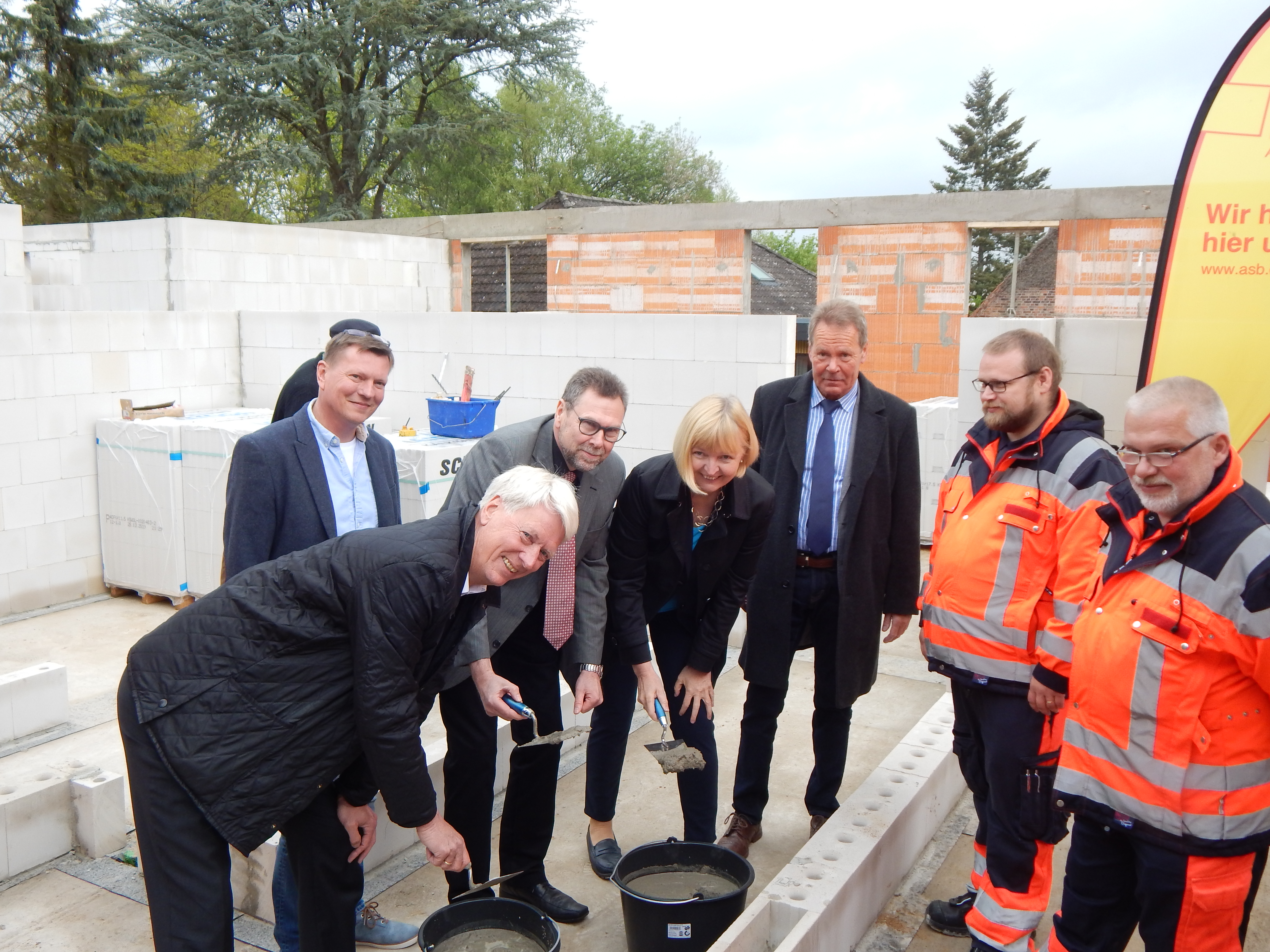 Grundsteinlegung für Neubau der Rettungswache in Drögennindorf